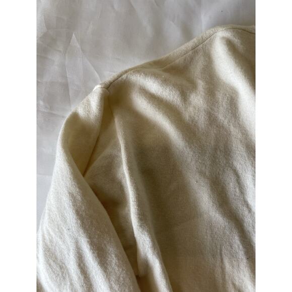 SUNDAY BEST X Aritzia Color Block Navy Stripe Sweater Cream Medium - Picture 8 of 9